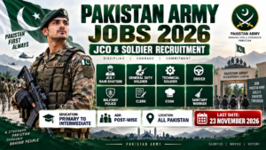 Pakistan Army Jobs 2026 JCO Soldier Clerk Driver and Other Trades Recruitment