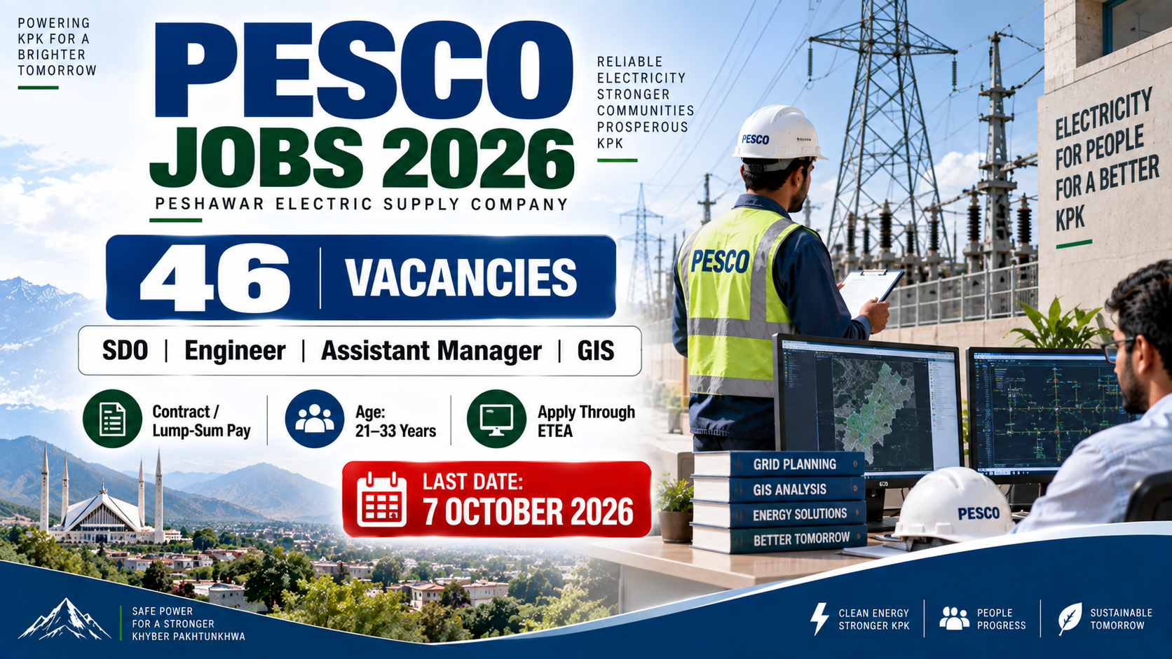 PESCO Jobs 2026 – 46 SDO Junior Engineer Assistant Manager Revenue Officer and GIS Vacancies