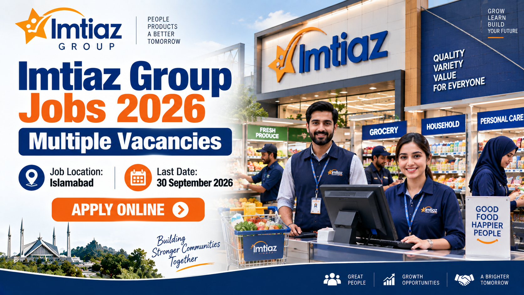 Imtiaz Group Jobs 2026 Multiple Vacancies in Islamabad